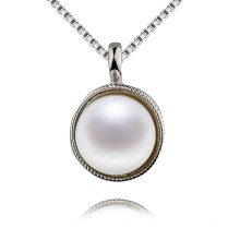 Simple Design Wholesale Price White Pearl Pendant